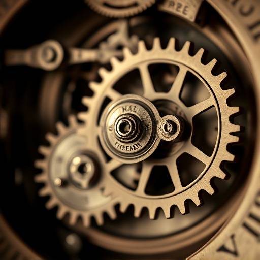 Des rouages d'une horloge ancienne