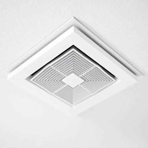 Syst&radic;&reg;me de ventilation m&radic;&copy;canique contr&radic;&yen;l&radic;&copy;e (VMC) dans un plafond